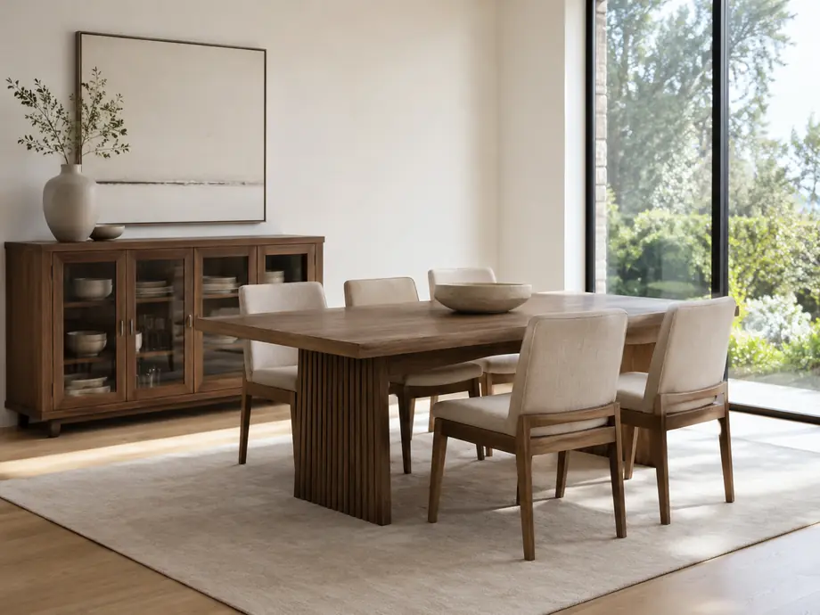 Dining table and dining chairs